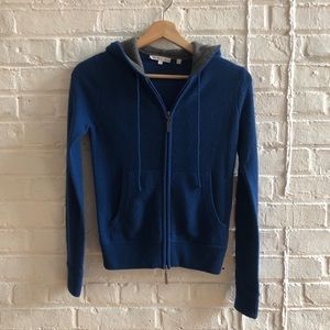 Vince cashmere hoodie - royal blue